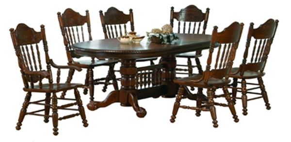 Стол обеденный деревянный 4296 SWC размер 160+2вст по 40 см*107с