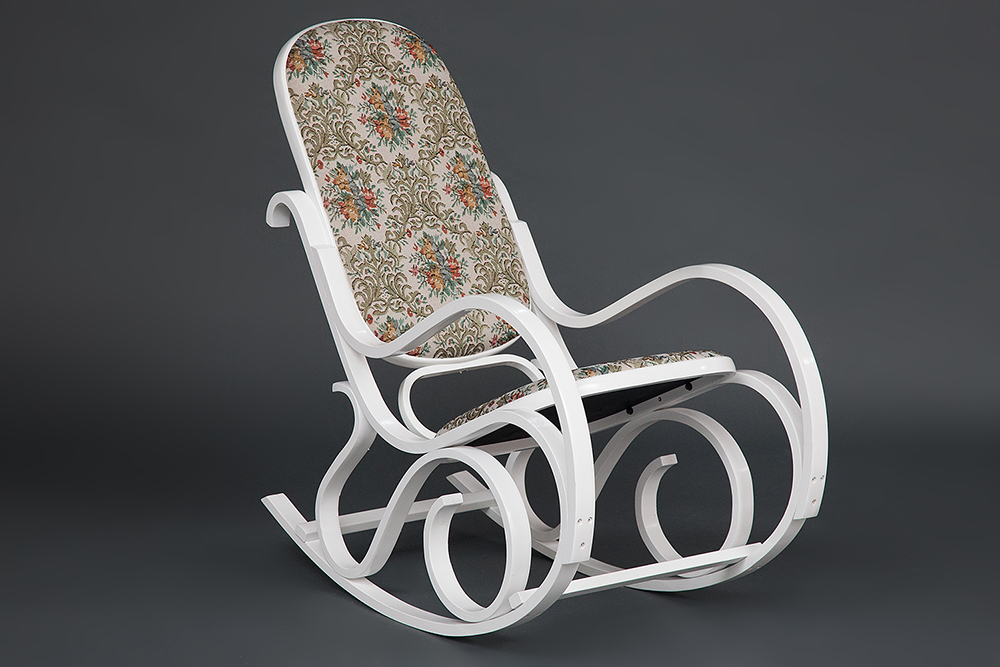 Кресло-качалка арт.RC-8001-белое